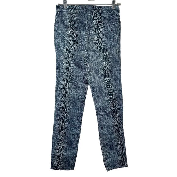 Tory Burch Snake Print Mid Rise Skinny Jeans 26 - Picture 3 of 13